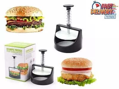£5.95 • Buy Non Stick Beef Burger Press Maker Quarter Pounder Mould Meat Grill Patty Machine
