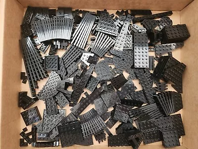 500g Lego PLATES Bulk Building Pack Black 0.5 Of 1kg Bulk Lot • $69.95