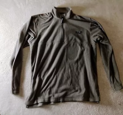 JACK WOLFSKIN Mens Taunus Half-Zip Fleece - Perfect Condition - Free Shipping • £4.99