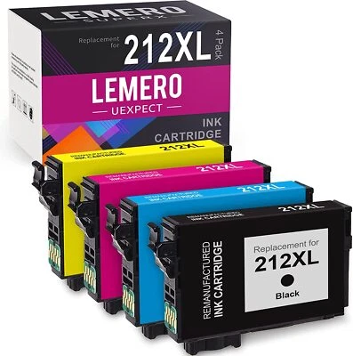 $10.47 • Buy Compatible 212 XL 212XL Ink For Epson WF2830 WF2850 XP 2100 XP3100 XP3105 XP4100