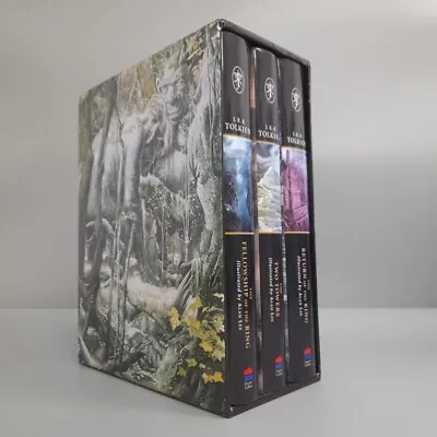 Lord Of The Rings Book Boxset X3 J.R.R. Tolkien HarperCollins Illustrated A4 -CP • £12.50