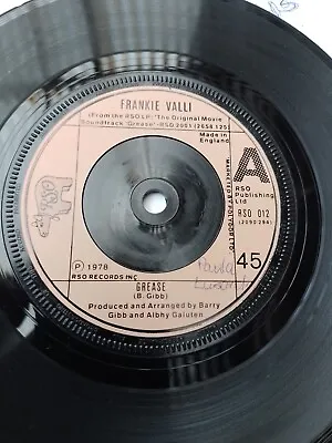 £0.59 • Buy Frankie Valli - Grease - 7  Vinyl Single / Record