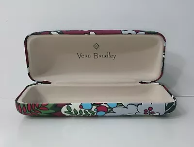 Vera Bradley Case Optical Glasses Bordeaux Blooms Hard Boho Preowned Clean Nice  • $13.99