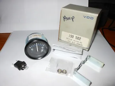 Genuine Vdo 190 502 Amp Gauge -60 To Zero~zero To +60~ (std. 2  Gauge) Backlit • $34.99