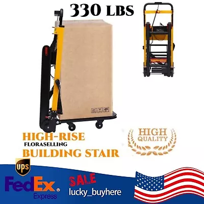 Electric Stair Climbing Hand Truck Folding Warehouse Dolly Cart 330 Lbs Max Load • $903.45