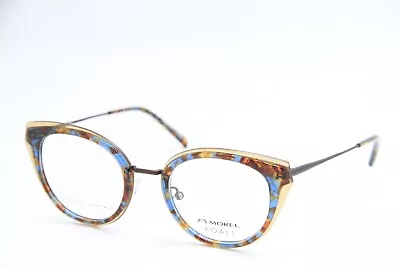 New Morel Koali 20072k Mm03 Brown Blue Authentic Eyeglasses 48-21 • $114.81