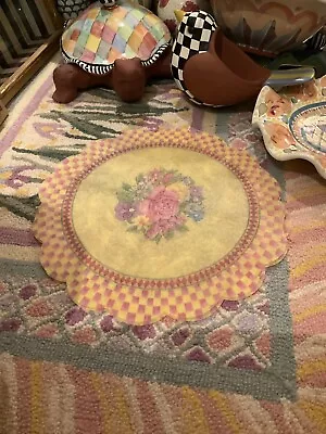 MacKenzie-Childs WALL FLOWER Tissue Paper Fan 1 Napkin 13” Decoupage. • $15