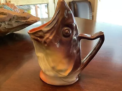 Vintage Fish Water Pitcher￼ Royal Bayreuth￼￼ Excellent Condition 9 Inch • $235