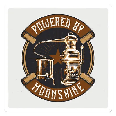 Powered By Moonshine Vinyl Decal Sticker - Ebn9635 • $23.64