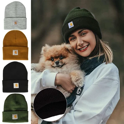 £9.49 • Buy Unisex Carhartts Acrylic Watch Hat Beanie Winter Knit Cap Authentic Men Lady UK