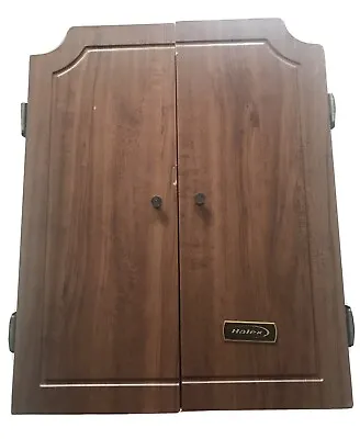 Vintage Halex Electronic Hanging Deluxe Wood Cabinet Dart Board Not Working • $47.47