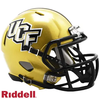 *sale* Central Florida Knights Ucf Gold Ncaa Speed Mini Football Helmet! • $31.99