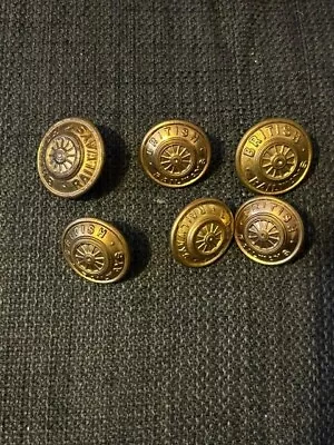 Vintage Railway Buttons • £10