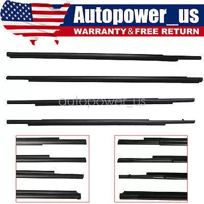 For Mitsubishi Outlander Sport ASX RVR 2011-20 Front Rear Door Belt Moulding Set • $55.99