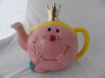 2016 Mr Men Little Miss Princess Teapot Roger Hargreaves Novelty Collectible • £8.95