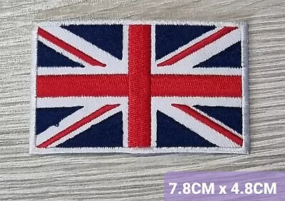 £2.95 • Buy UK Flag Embroidered Iron Sew On Shield Patch Union Jack British Embroidery Badge