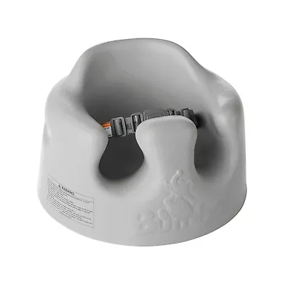 Bumbo Infant Floor Seat Baby Sit Up Chair W/Adjustable Harness Cool Gray • $42.48