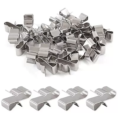 30 Pcs Trailer Frame Wire Clips Stainless Steel Metal Wire Clip • $10.04