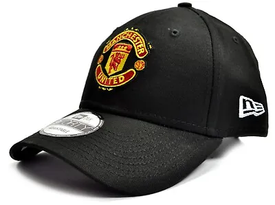 Manchester United New Era Black Crest Baseball Cap • $37.99