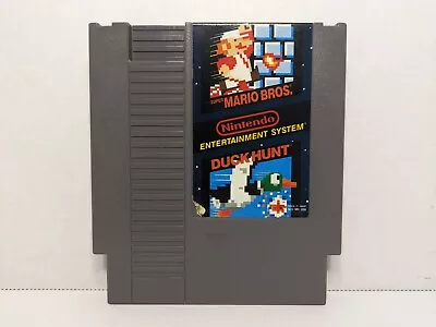 Super Mario Bros. & Duck Hunt (Nintendo NES 1988) Authentic Tested Working  • $11.99