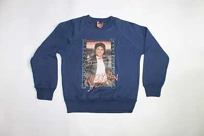 90s Vintage Kids Michael Jackson Sweatshirt Dance-pop Kids Size M • £99.61