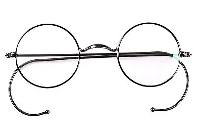  48mm Wire Rim Antique Vintage Round Reading Glasses Eyeglass Frames Spectacles  • $17.99