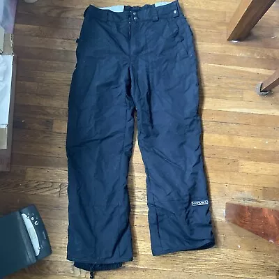 Columbia Convert Snowboard Ski Pants Men's Medium Black . • $0.99