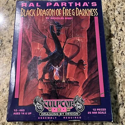 $69.99 • Buy Ral Partha Black Dragon Of FIre & Darkness 10-460 Sculptor's Row - Open Box
