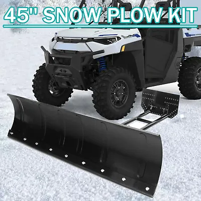 Snow Plow Kit 45''inch Steel Blade Complete Universal Mount Package For ATV UTV • $280.24