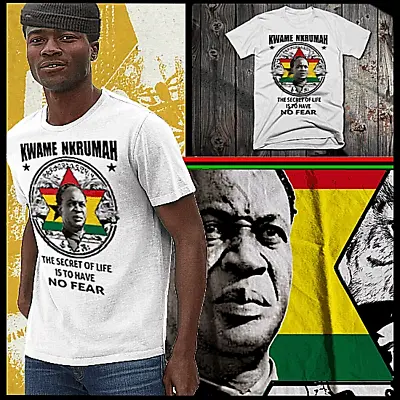 Kwame Nkrumah T-Shirt Black History African Melanin African Pride Freedom Tee • $19.99