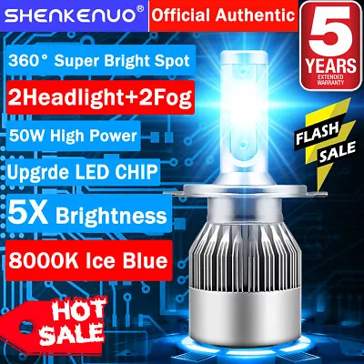 For Toyota Sequoia 2001-2007 Combo 8000K LED Headlight Bulb + Fog Light Kit • $24.81