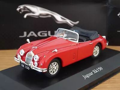 Atlas Editions Ixo Jaguar Xk 150 Red Convertible Car Model Mg23 1:43 • £18.49