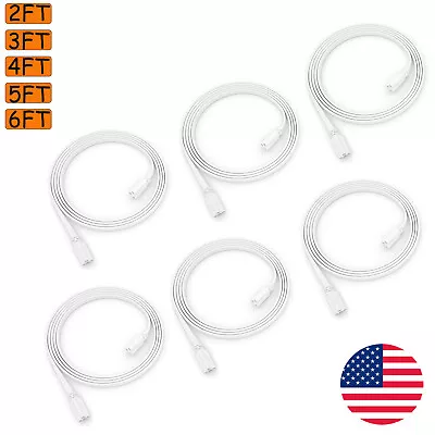 2-6 Feet Integrated LED Tube Light Bulbs Connecting Cable Cords Wire 2FT~6FT • $20.10
