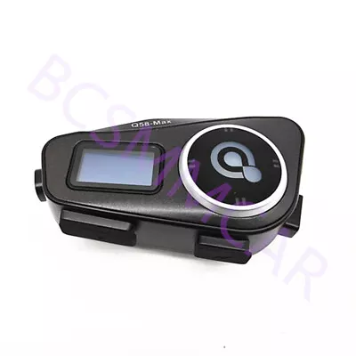 LCD Display Motorcycle Headset Bluetooth Helmet Intercom Music Share Waterproof • $29.60