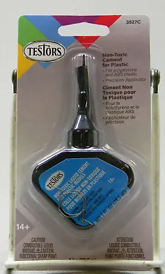 TESTORS NON-TOXIC LIQUID CEMENT W/ PRECISION APPLICATOR Glue 3527C TES3527 NEW • $8.94