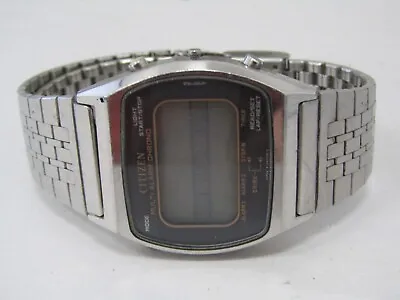 VINTAGE CITIZEN Multi Alarm Chrono Digital Quartz Watch • $45