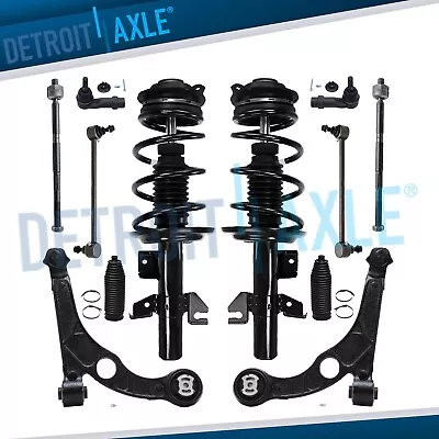 12pc Front Struts Lower Control Arms Tie Rods Sway Bars For 2013-2016 Dodge Dart • $288.17