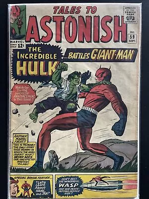 $149.99 • Buy Tales To Astonish #59 (Marvel) Giant-Man Vs Hulk
