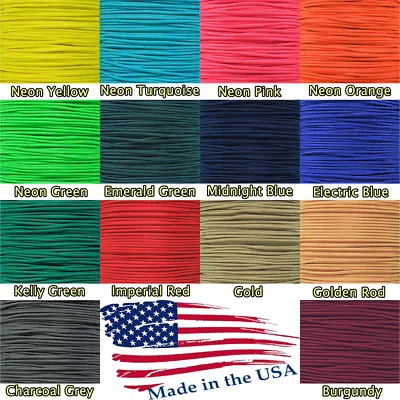 275 LB Paracord 3/32  Braiding Rope 5 Strand Nylon Core For Crafts Outdoors • $6.99