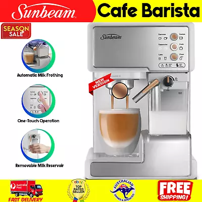 Cafe Barista Coffee Machine Cappuccino Latte Espresso Coffee Maker Auto Frother • $260.99