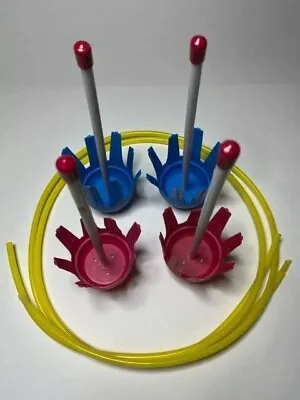 Outdoor Vintage Lawn Toss Game With 4 Round Tipped Darts And 2 Rings In Box • $14.95