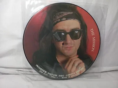 £15.99 • Buy The Mission Interview Picture Disc Limited Edition 12 Inch UK Excellent Cond