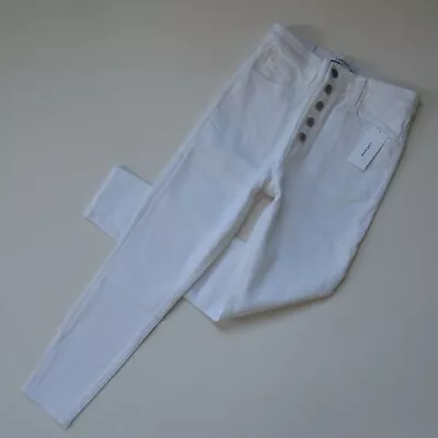 NWT J Brand Lillie High Rise Crop Skinny In White Photo Ready HD Stretch Jean 29 • $72