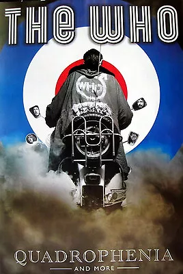 THE WHO  QUADROPHENIA AND MORE  POSTER FROM ASIA - Punk On Scooter Classic Rock • $18.18