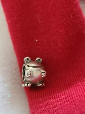 Genuine Pandora RETIRED   Happy Little Frog  Silver Charm   ALE • £8