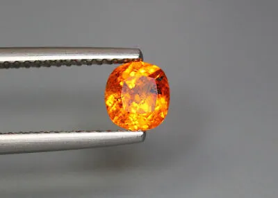 0.90 Cts_amazing !! Fanta Color_100 % Natural Mandarin Orange Spessartite Garnet • $38