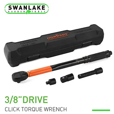 3/8  Torque Wrench Snap Socket Professional Drive Click Type Ratcheting • $33.29