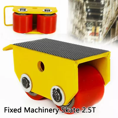 $38.17 • Buy 2.5Ton 5500lbs Industrial Machinery Dolly Skate Mover Cargo Trolley 2 Rollers