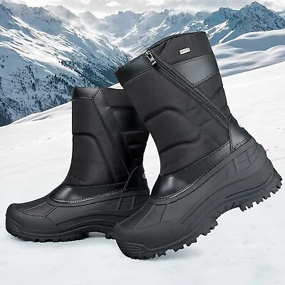 Men's Winter/Snow Boots Water Resistant Insulated Lined US Sz 8 New • $36.99