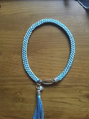 £8 • Buy Greyhound/Whippet/Lurcher/All Breeds Hand Braided IDTag House Collar